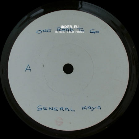 General Kaya - One Road To Go / Goddard Beat side A