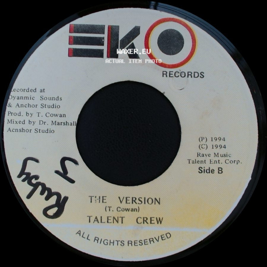 Carlene Davis / Talent Crew - No Way / The Version side B