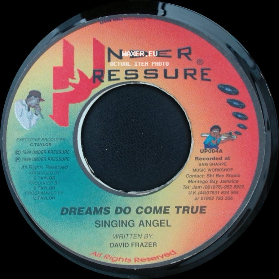 Singing Angel - It's Too Late / Dreams Do Come True side B