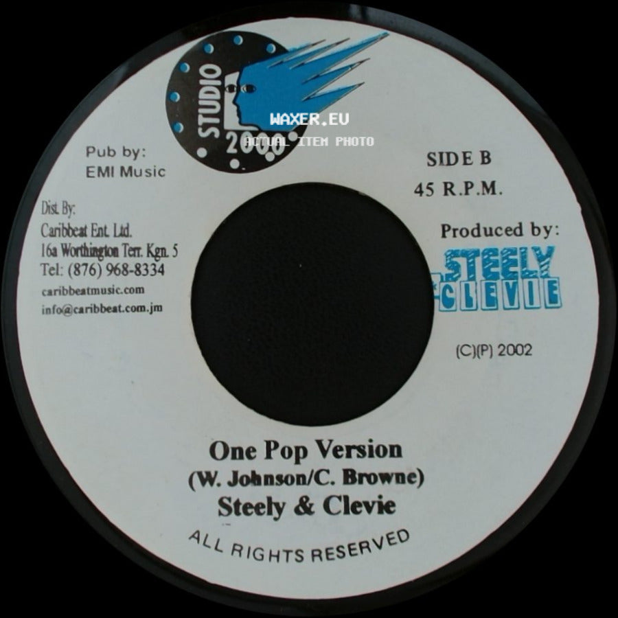 Ancient Monarch (Formerly Frisco Kid) / Steely & Clevie - Thug It Out / One Pop Version side B