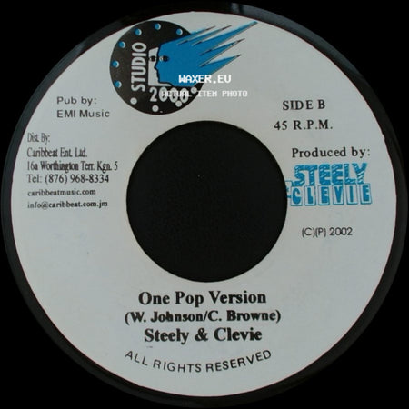 Ancient Monarch (Formerly Frisco Kid) / Steely & Clevie - Thug It Out / One Pop Version side B