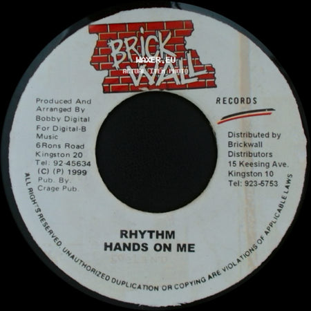 Micky Spice - Hands On Me / Rhythm Hands On Me side B