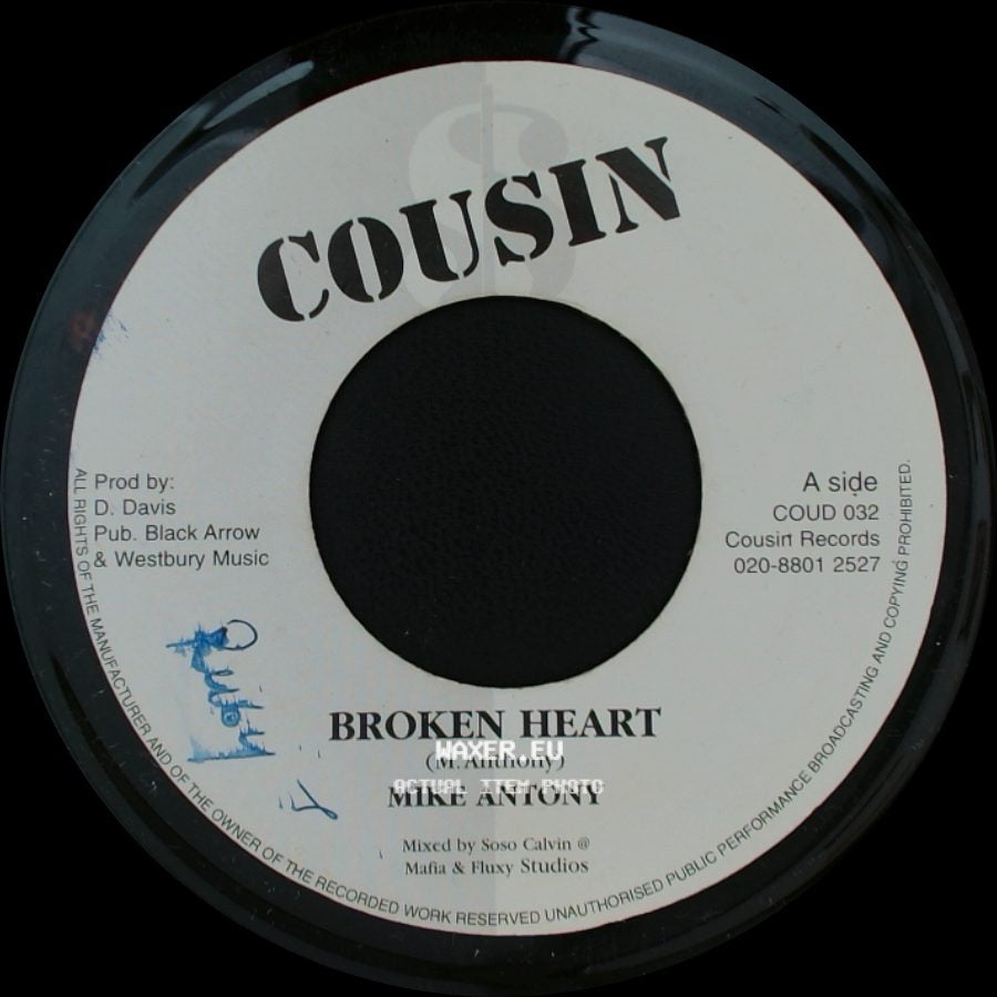 Mike Antony / Mafia & Fluxy - Broken Heart / Version side A