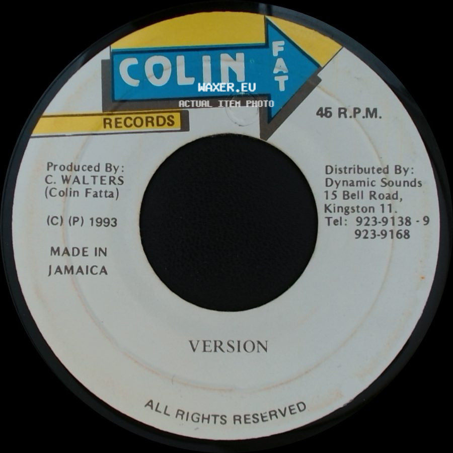 Anthony Malvo & Anthony Red Rose - It's A Shame / Version side B