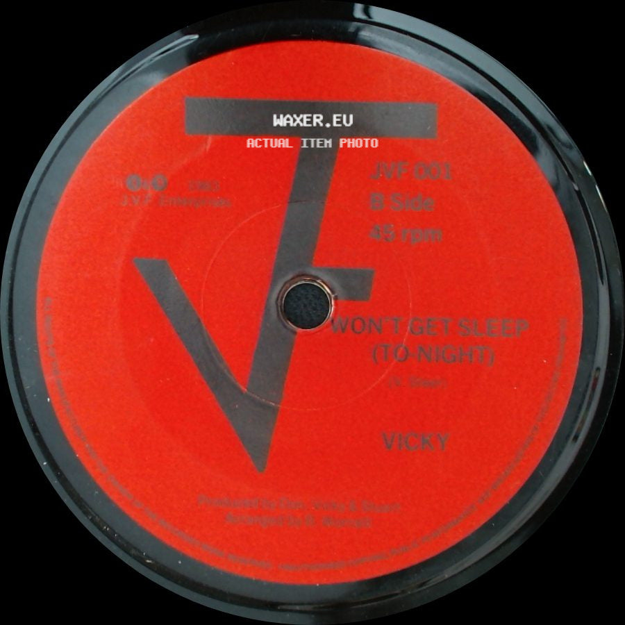 Vicky - December Serenade / Won't Get Sleep (To-Night) side B