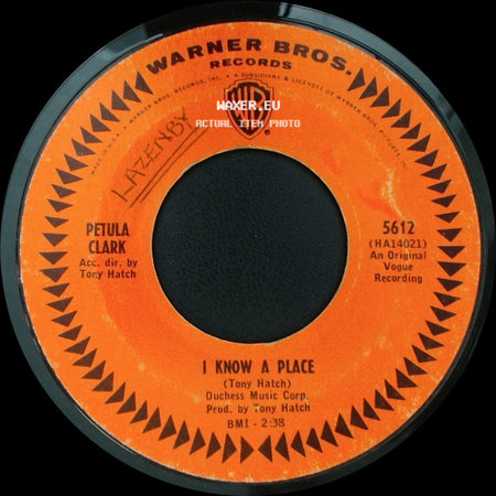 Petula Clark - Jack And John / I Know A Place side B