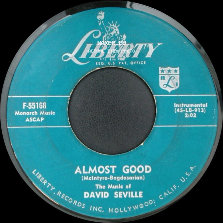 David Seville / The Chipmunks - Almost Good / The Chipmunk Song side A