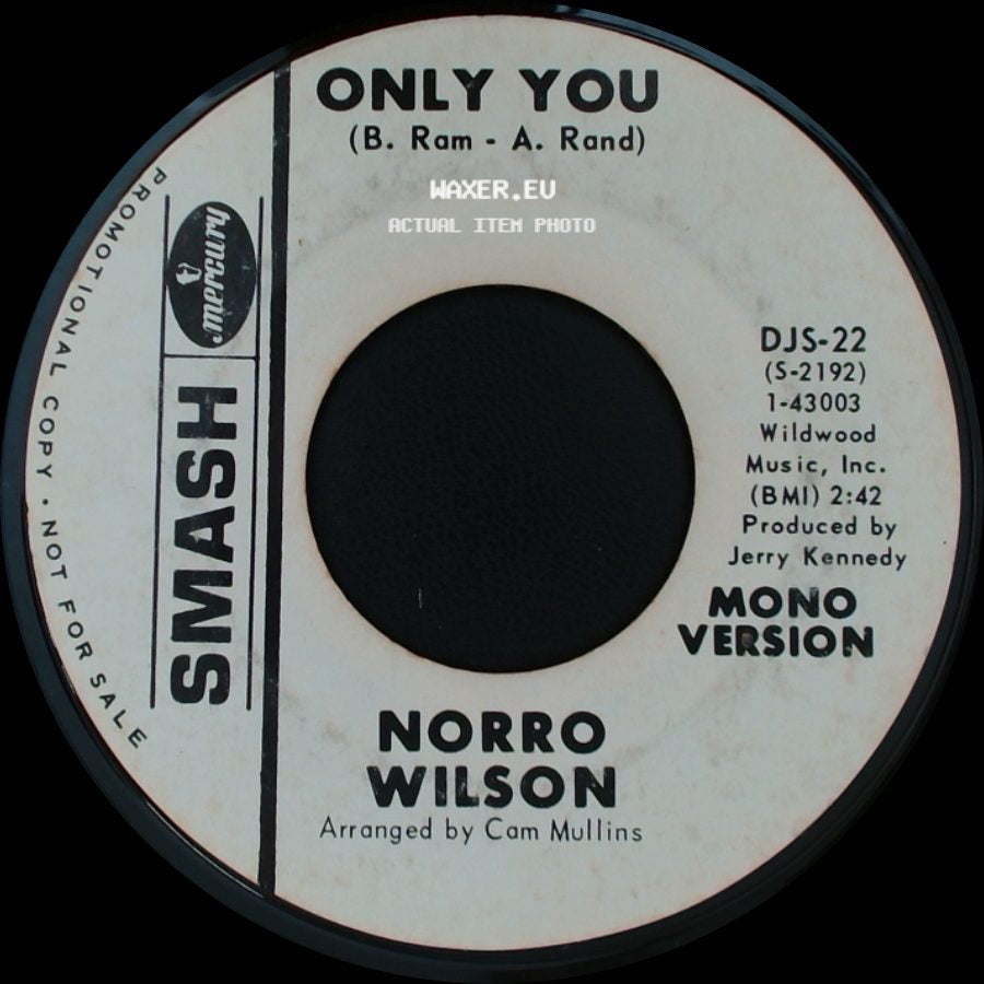 Norro Wilson - Only You / Only You side B