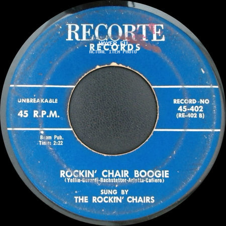 The Rockin' Chairs - A Kiss Is A Kiss / Rockin' Chair Boogie side B