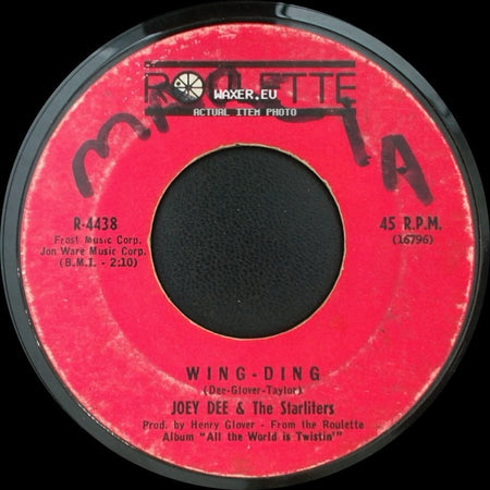 Joey Dee & The Starliters - Wing-Ding / What Kind Of Love Is This side A