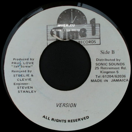 Unknown Artist - Version / Unknown Title B side A