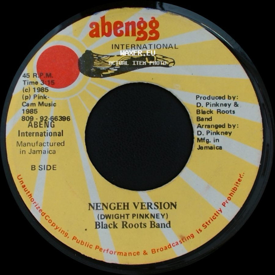 Brother Dee / Black Roots Band - Nengeh Nengeh / Nengeh Version side B