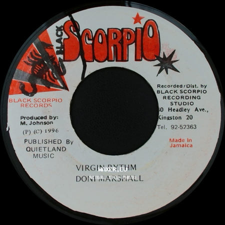 Doni Marshall / Black Mice - Virgin Rythm / Mi Gal side A