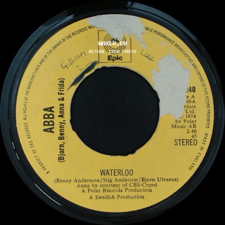 Abba - Waterloo / Watch Out side A
