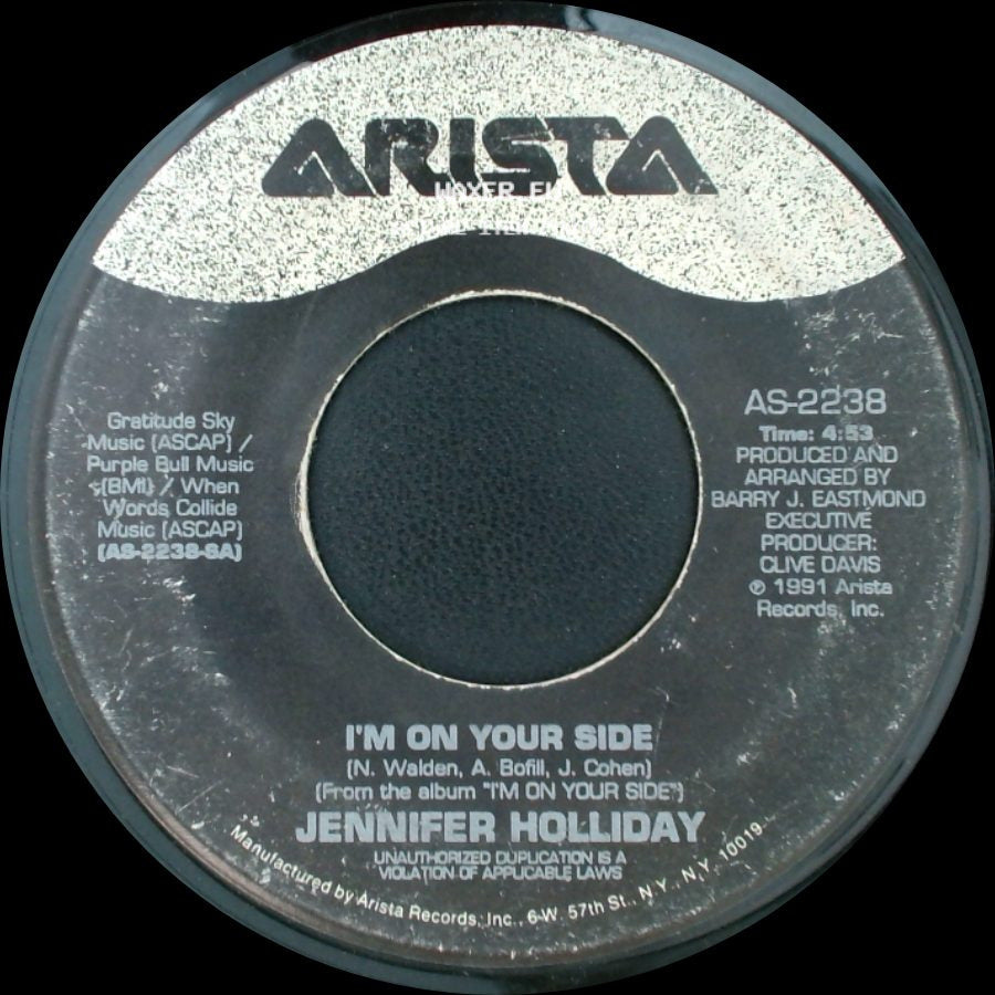 Jennifer Holliday - I'm On Your Side / More 'n' More side A