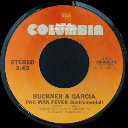 Buckner & Garcia - Pac-Man Fever / Pac-Man Fever (Instrumental) side B