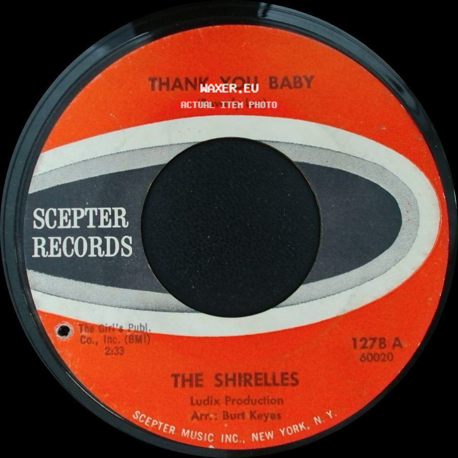 The Shirelles - Thank You Baby / Dooms Day side A