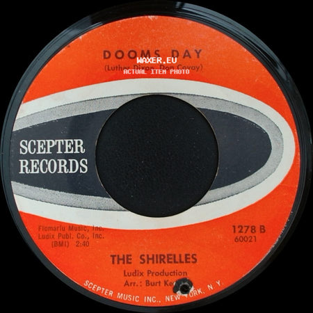 The Shirelles - Thank You Baby / Dooms Day side B