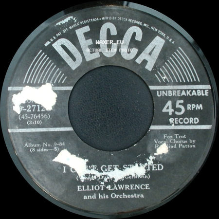 Elliot Lawrence And His Orchestra - East Of The Sun (And West Of The Moon) / I Can't Get Started side B