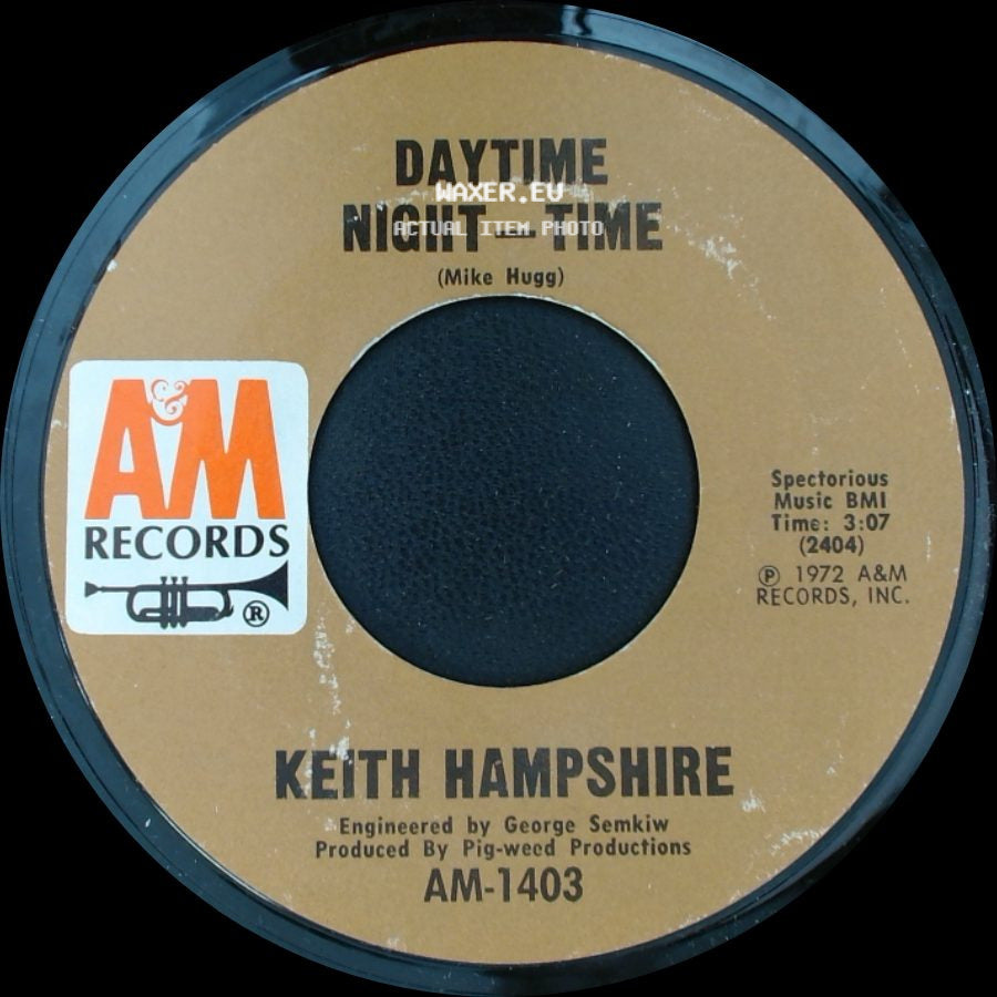 Keith Hampshire - Daytime Night-Time / Turned The Other Way side A