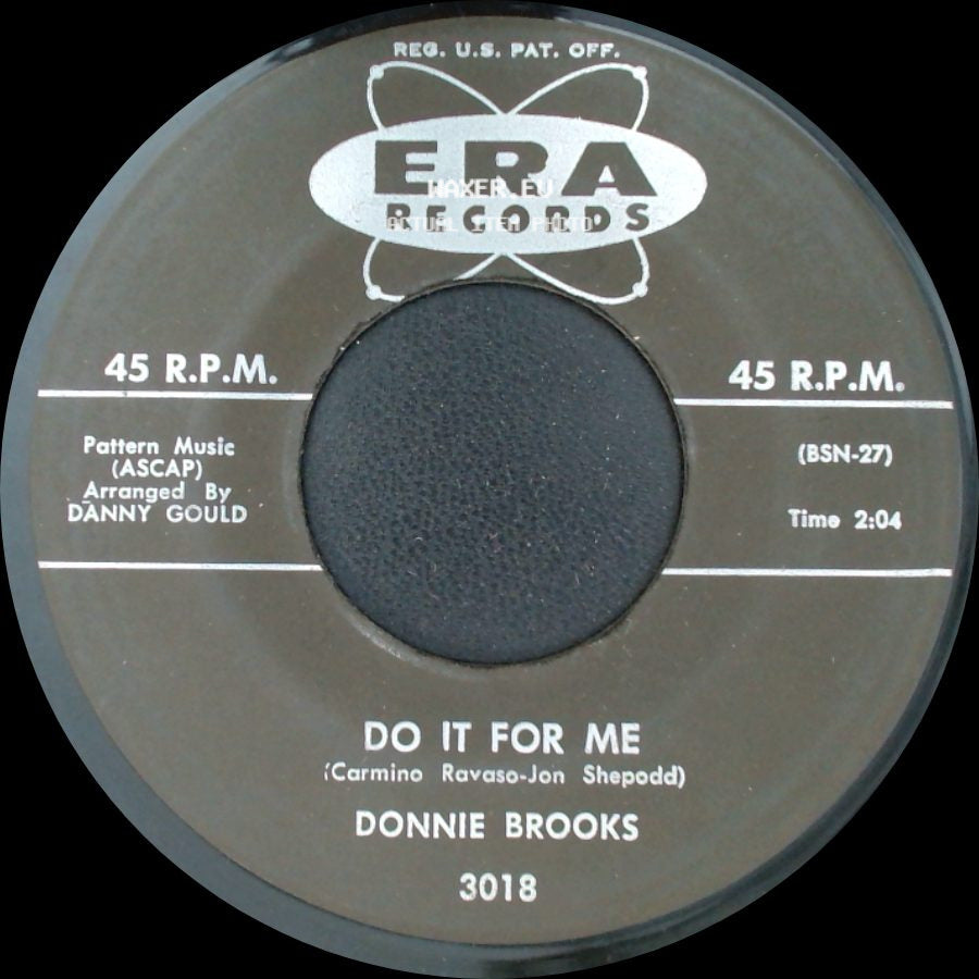 Donnie Brooks - Do It For Me / Mission Bell side A
