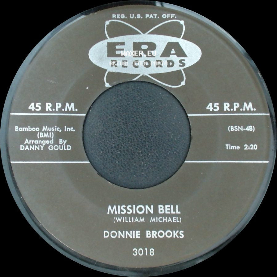 Donnie Brooks - Do It For Me / Mission Bell side B
