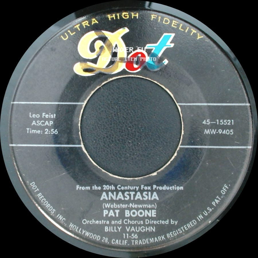 Pat Boone - Don't Forbid Me / Anastasia side B