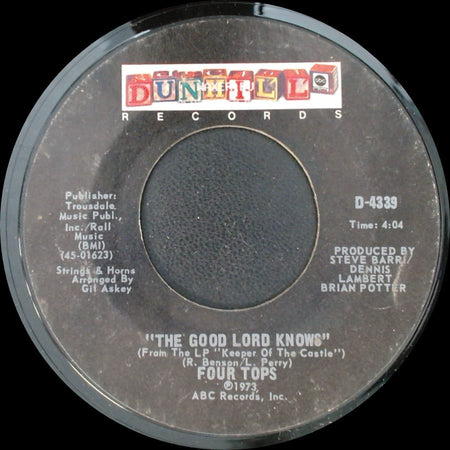 Four Tops - The Good Lord Knows / Ain't No Woman (Like The One I've Got) side A