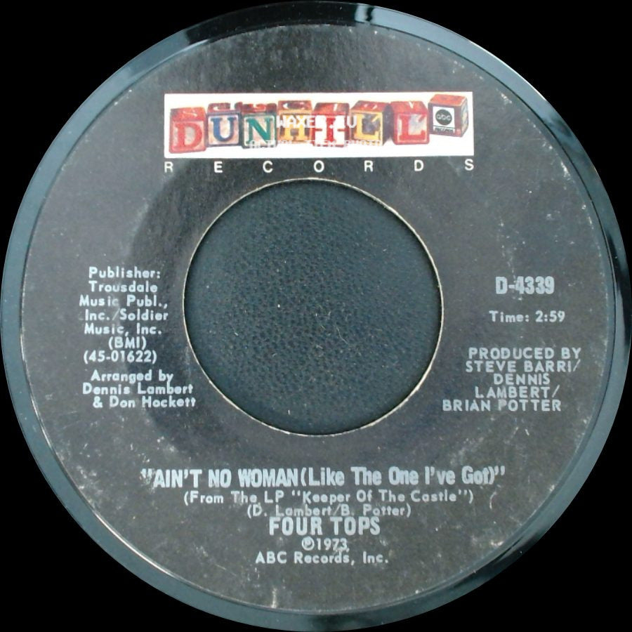 Four Tops - The Good Lord Knows / Ain't No Woman (Like The One I've Got) side B