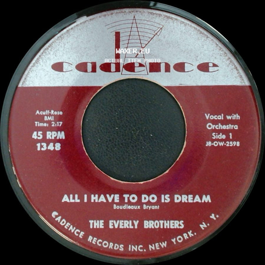 The Everly Brothers - All I Have To Do Is Dream / Claudette side A
