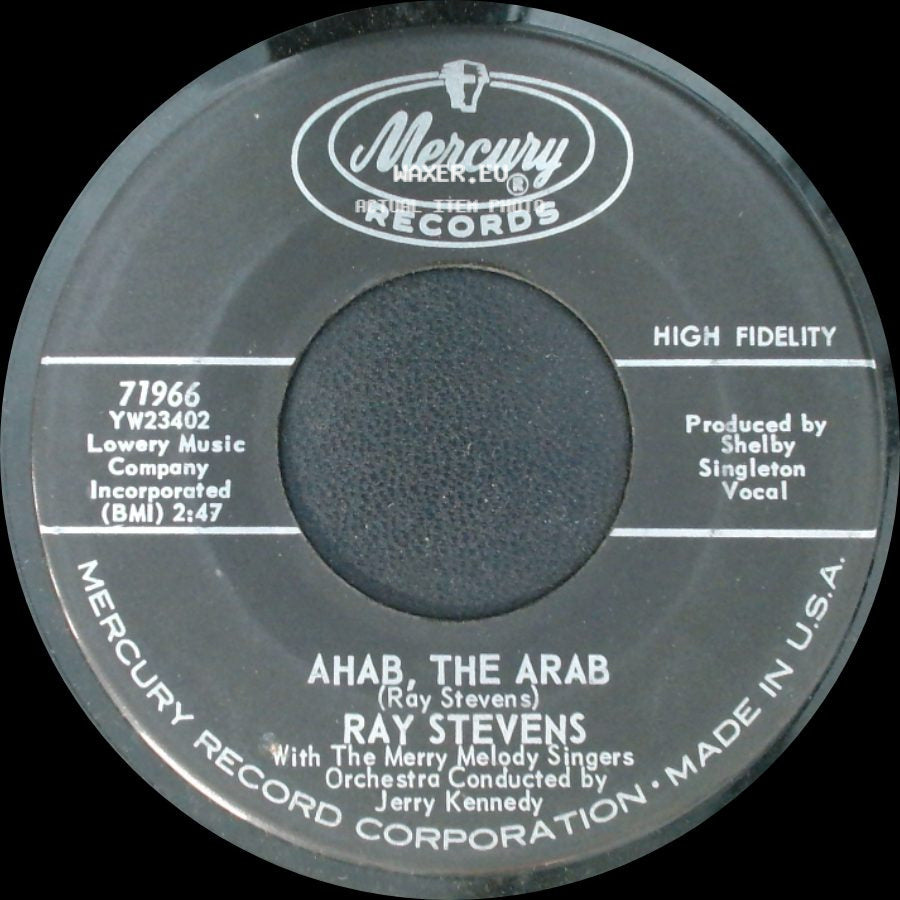 Ray Stevens - It's Been So Long / Ahab, The Arab side B