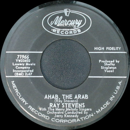 Ray Stevens - It's Been So Long / Ahab, The Arab side B
