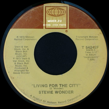 Stevie Wonder - Visions / Living For The City side B