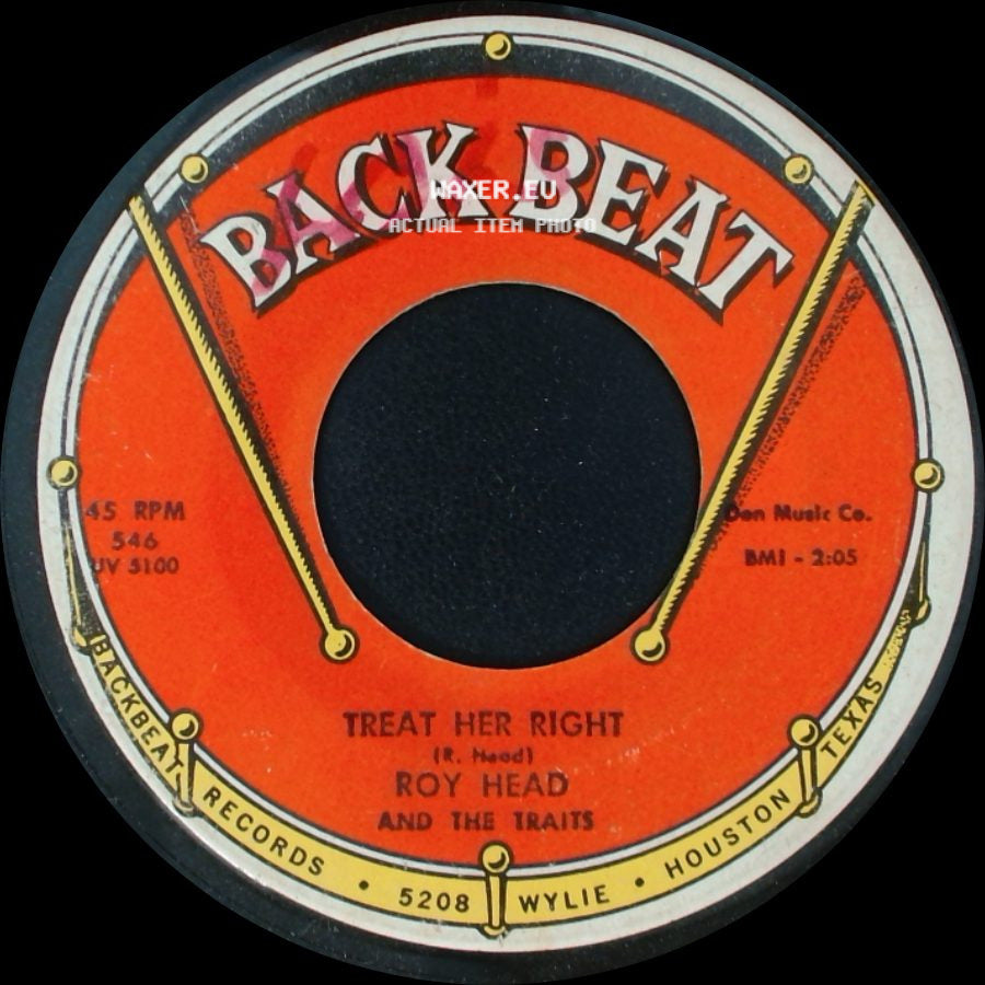 Roy Head And The Traits - So Long, My Love / Treat Her Right side B
