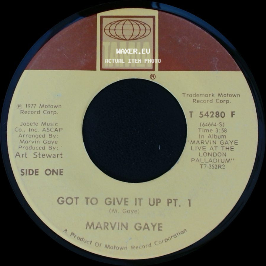 Marvin Gaye - Got To Give It Up Pt. 1 / Got To Give It Up Pt. 2 side A