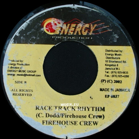 Anthony Cruz / Firehouse Crew - Don't Do Me That / Race Track Rhythm side B