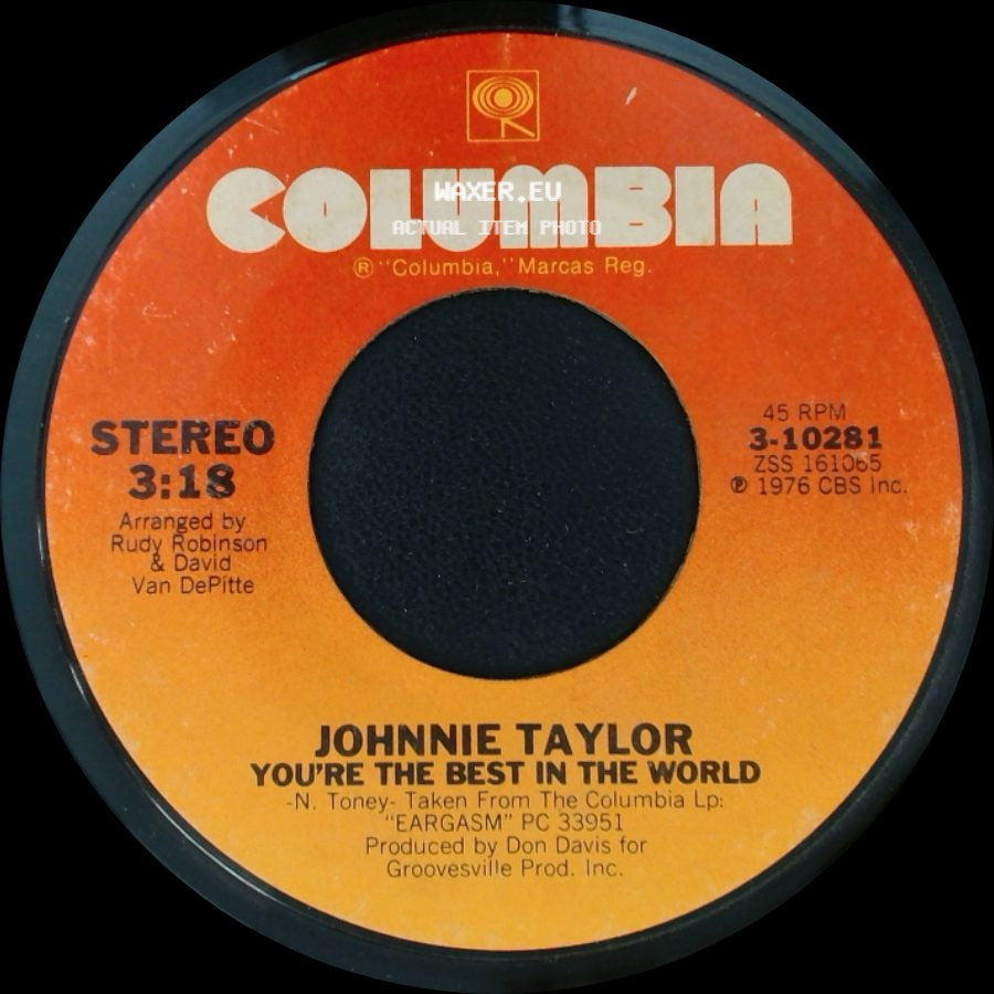 Johnnie Taylor - You're The Best In The World / Disco Lady side A