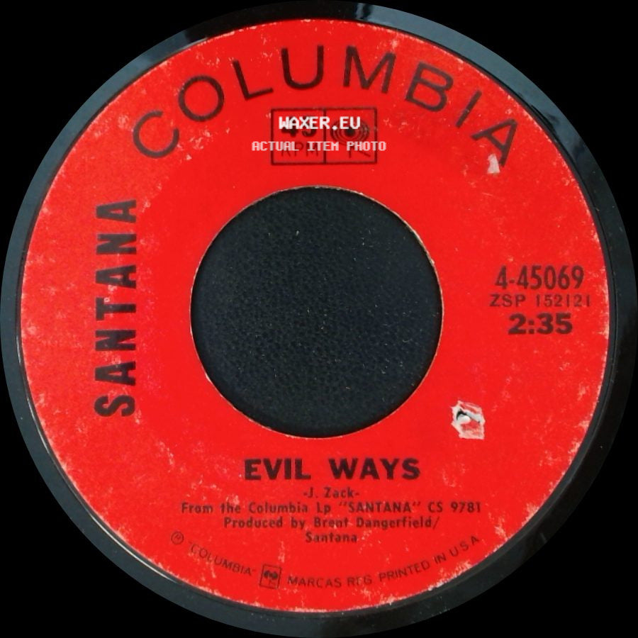 Santana - Waiting / Evil Ways side B