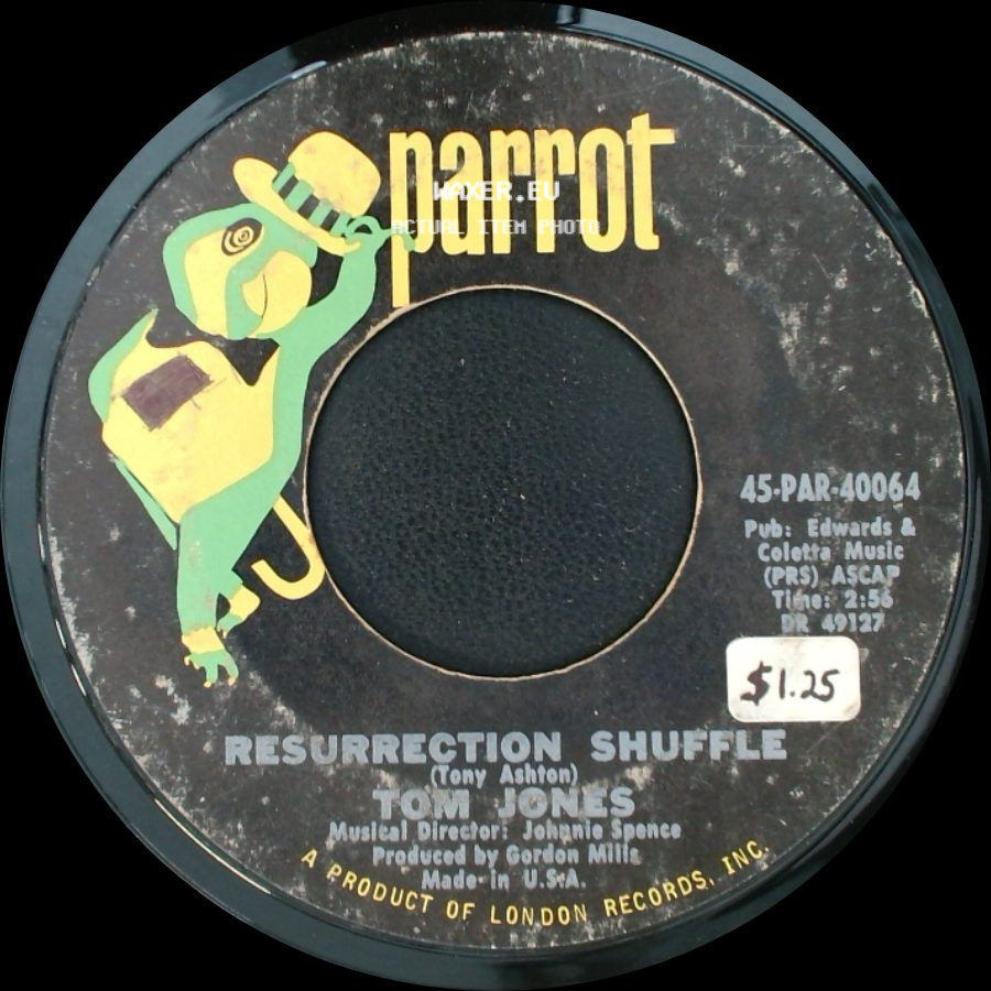 Tom Jones - Puppet Man / Resurrection Shuffle side B