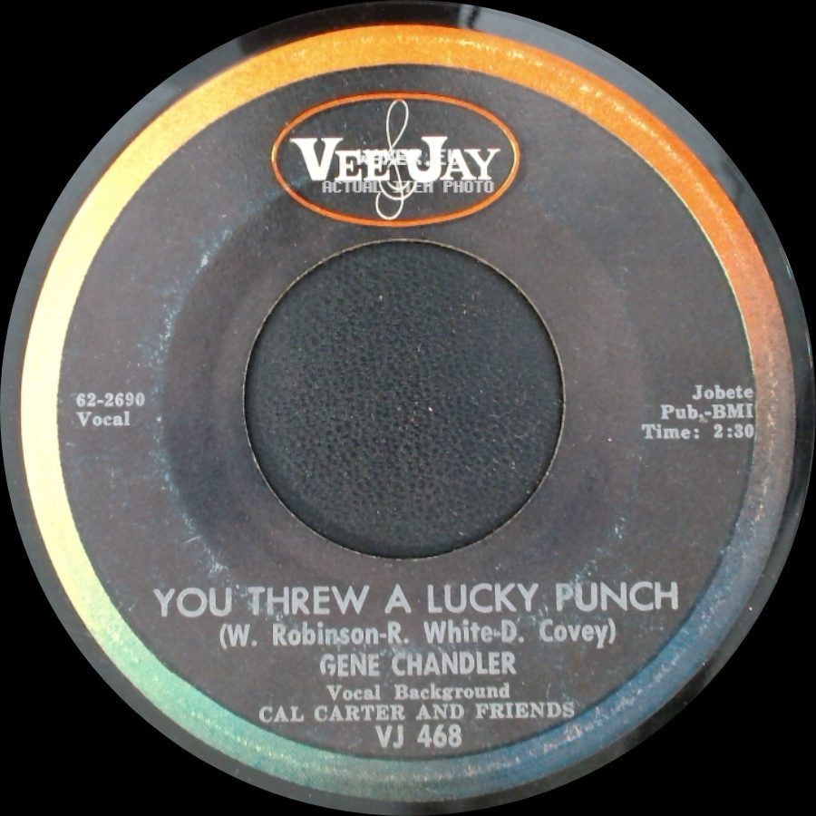 Gene Chandler - You Threw A Lucky Punch / Rainbow side A