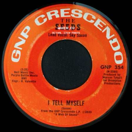 The Seeds - Can't Seem To Make You Mine / I Tell Myself side B