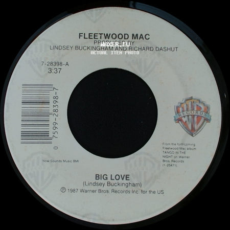 Fleetwood Mac - Big Love / You And I, Part I side A