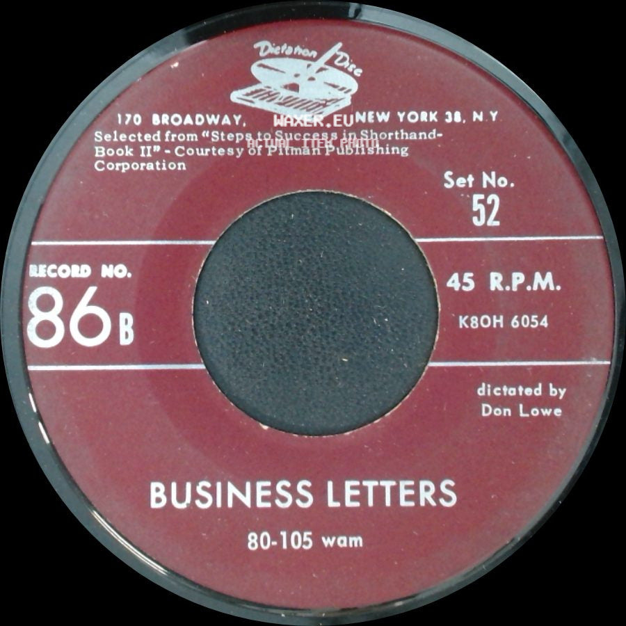Unknown Artist - Business Letters / Business Letters side A