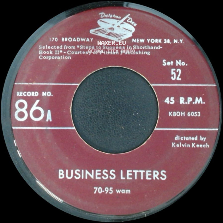 Unknown Artist - Business Letters / Business Letters side B