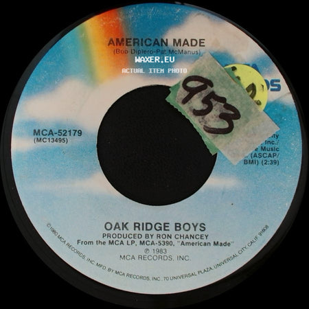 Oak Ridge Boys - The Cure For My Broken Heart / American Made side B