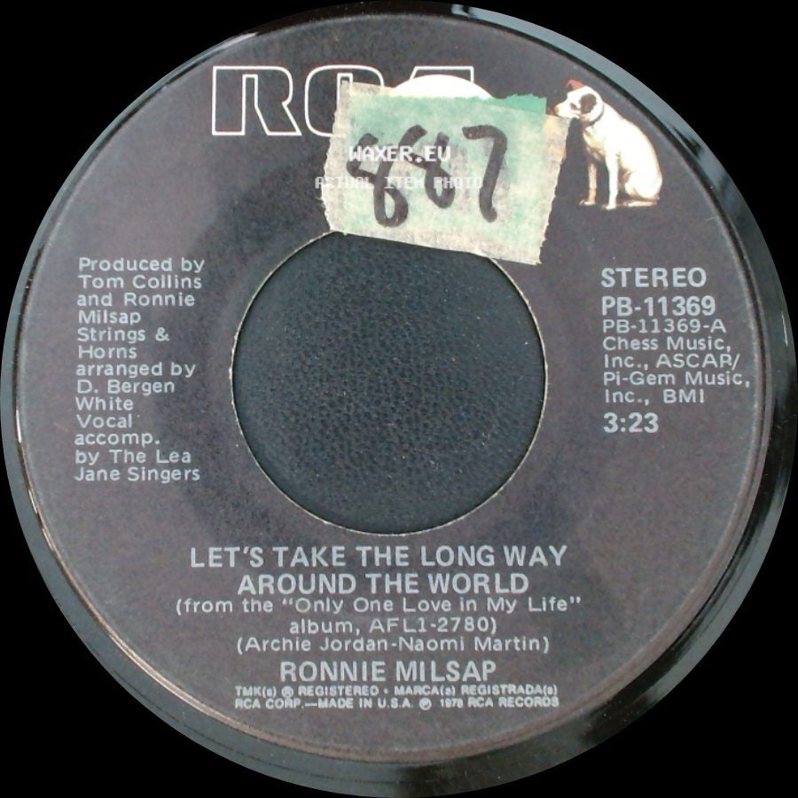 Ronnie Milsap - I'm Not Trying To Forget / Let's Take The Long Way Around The World side B