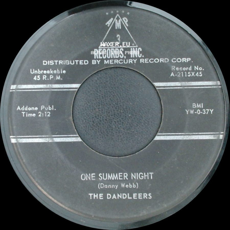 The Dandleers - One Summer Night / Wheelin' And A-Dealin' side A