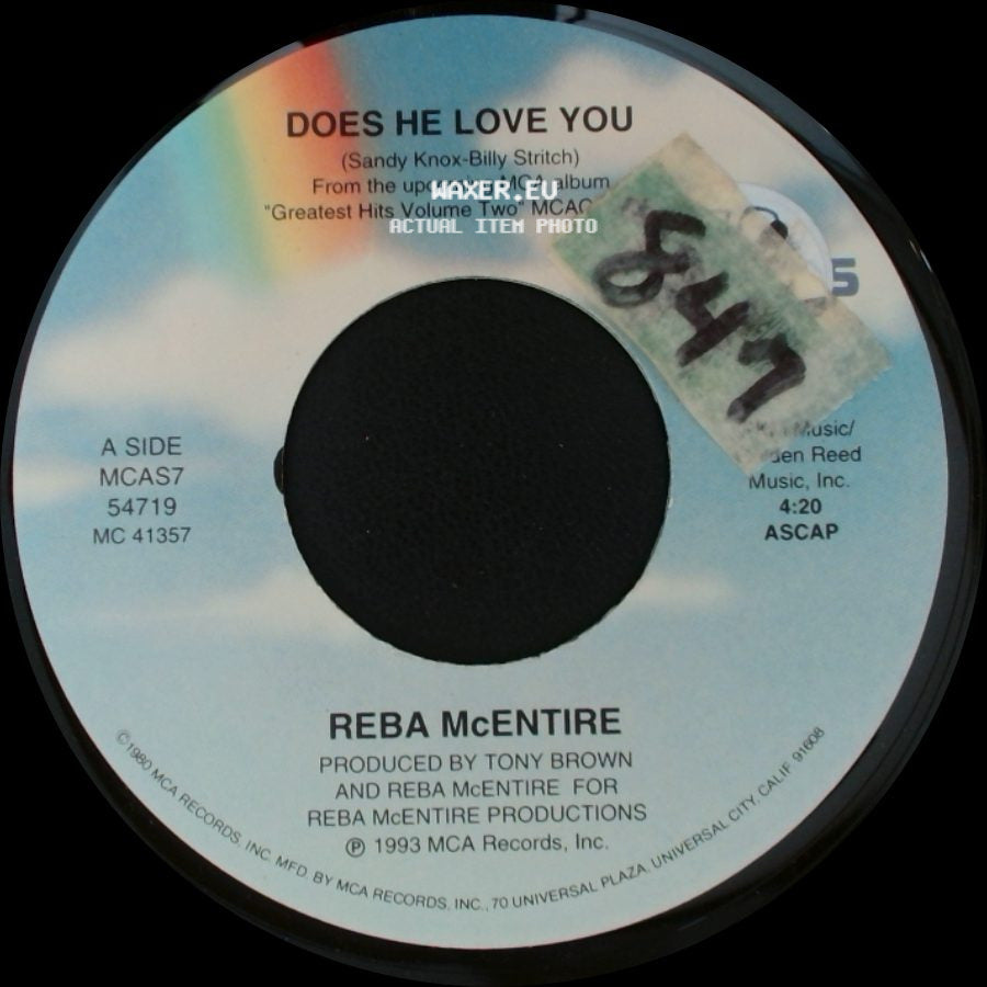 Reba Mcentire - Does He Love You / Straight From You side A
