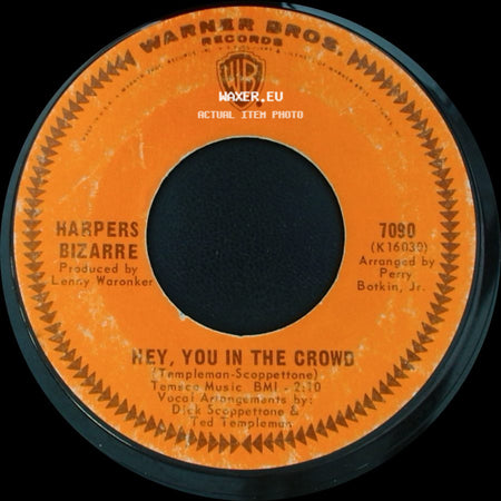 Harpers Bizarre - Hey, You In The Crowd / Chattanooga Choo Choo side A
