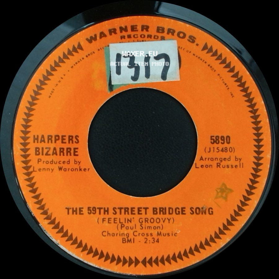 Harpers Bizarre - Lost My Love Today / The 59Th Street Bridge Song (Feelin' Groovy) side B